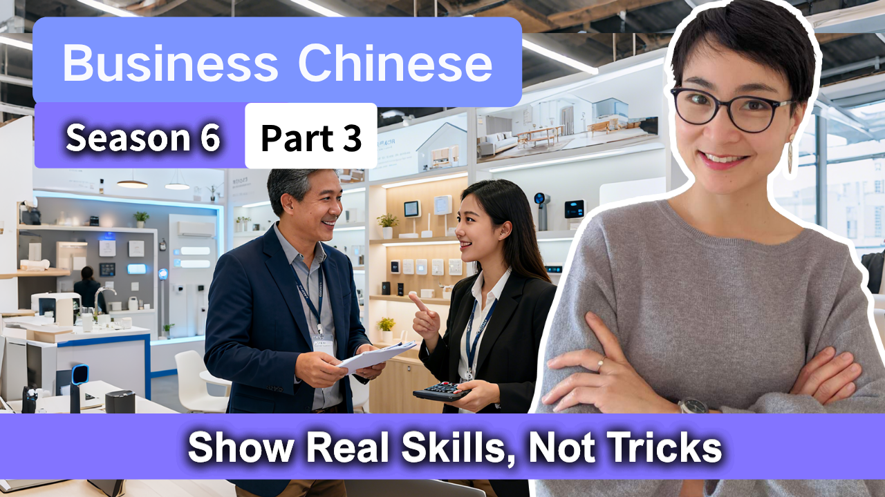 0837 商务中文 S6·P3 话术想要惯用，关键得有真实力 Show Real Skills, Not Tricks