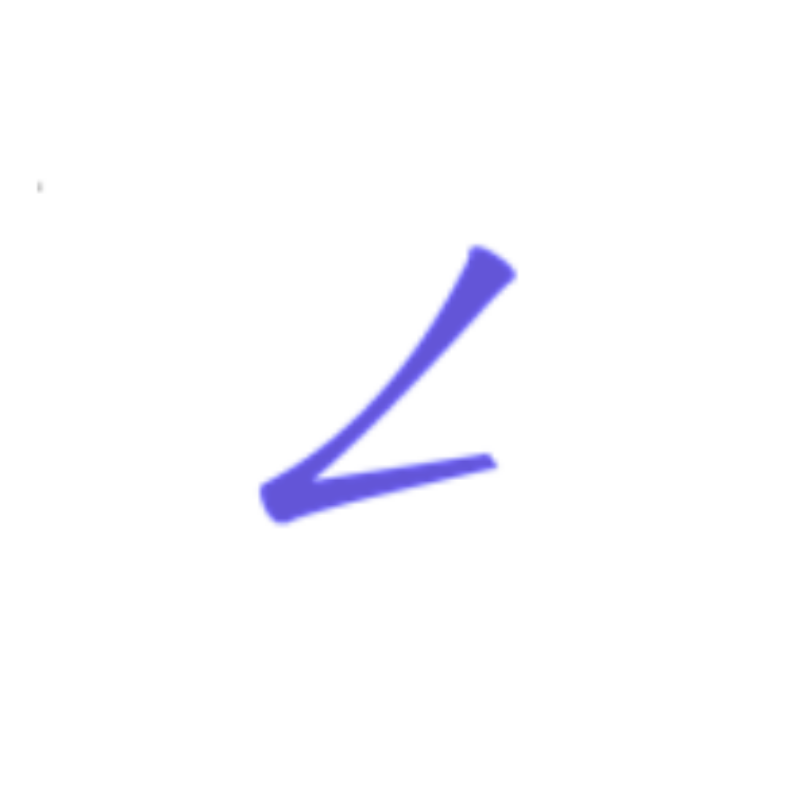 撇折 piezhe stroke